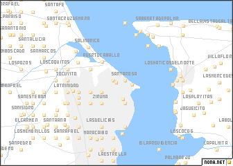 map of Urbanización San Jacinto